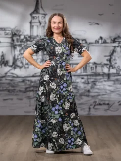 SUVImekko maxi (Metsäkylpy sininen / hiilenmusta trikoo)